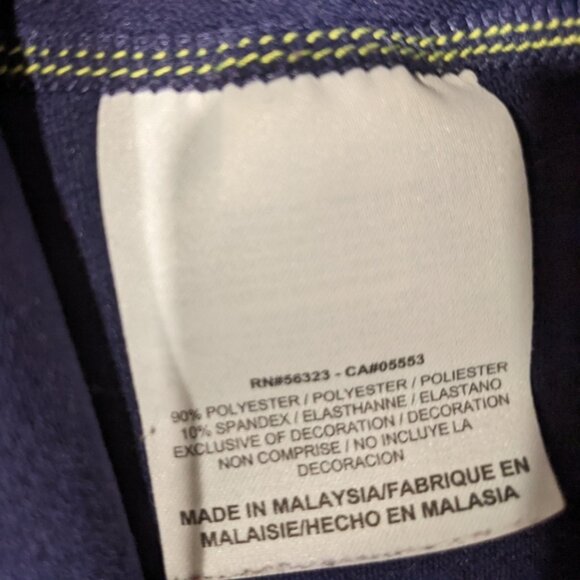 Nike - Dri-Fit 1/2 Zip Running Pullover Jacket 438726-422 | Small | Navy & Lime - Picture 8 of 9